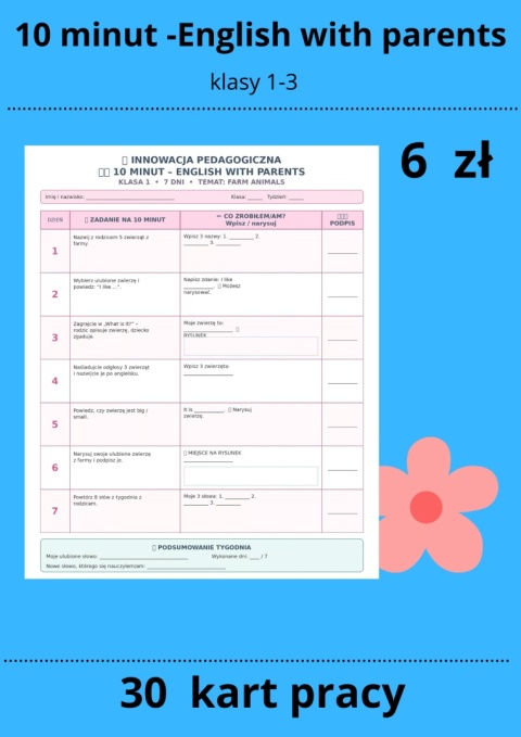 10 minut - English with parents