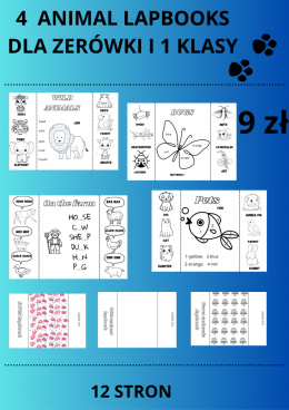4 Animal Lapbooks