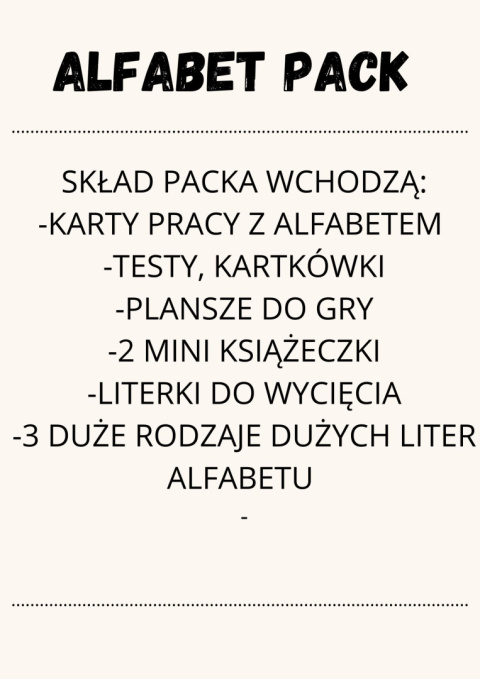 Alphabet Pack Alphabet Pack