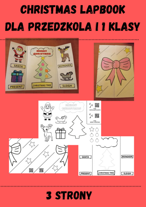 Christmas lapbook- dla zerówki i 1 klasy Christmas lapbook- dla zerówki i 1 klasy