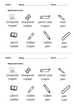 Mini- kartkówki ze słówek