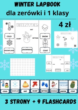 Winter lapbook dla zerówki i 1 klasy