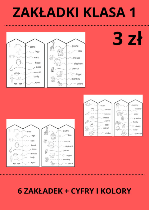 Zakładki - klasa 1 Zakładki - klasa 1
