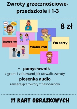 Zwroty grzecznościowe dla przedszkola i klas 1-3